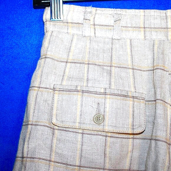 Vintage Liz Claiborne Collection Plaid Culottes - Women's Size 4 - Picture 5 of 6